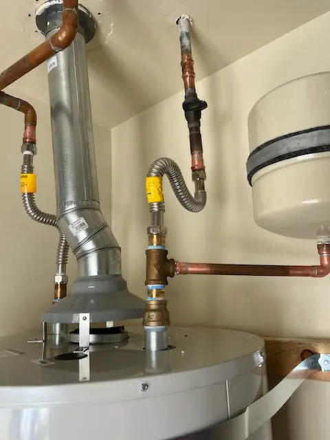 Water heater installation and plumbing repair in Hillsdale Park
